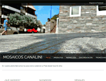 Tablet Screenshot of mosaicoscanalini.com.ar